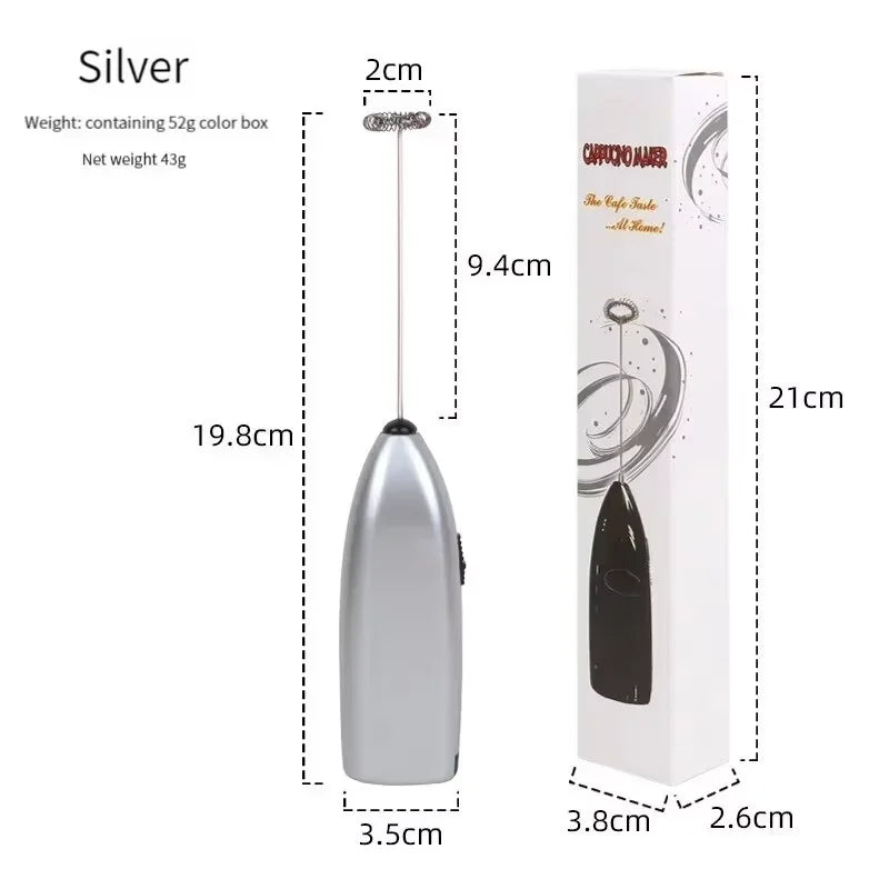 Mini Electric Handheld Milk Frother – Cream Whipper, Coffee & Egg Beater by HomeTaste