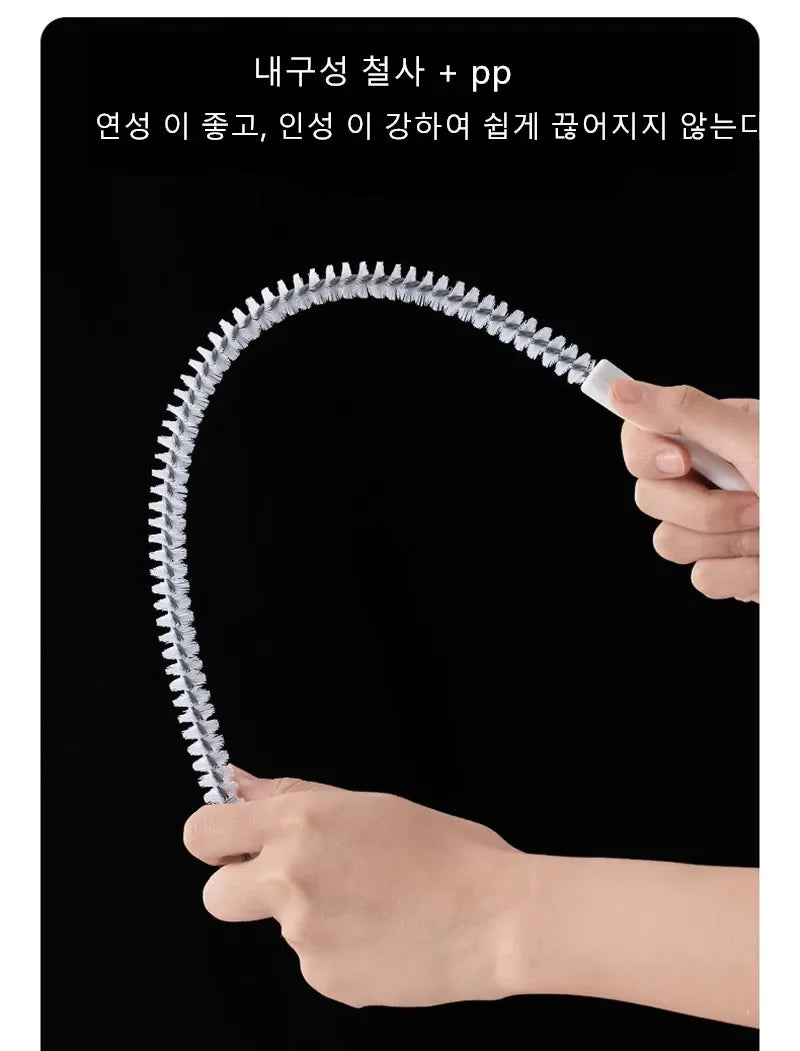 HomeTaste Flexible Drain Cleaning Brush – Clog & Hair Remover Tool