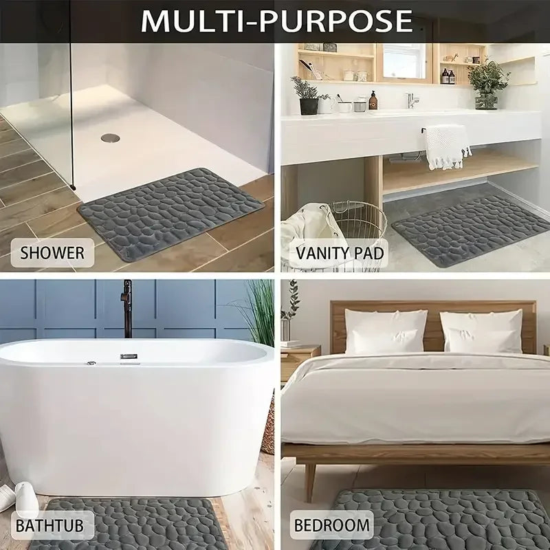 HomeTaste – 3D Non-Slip Bathroom Mat