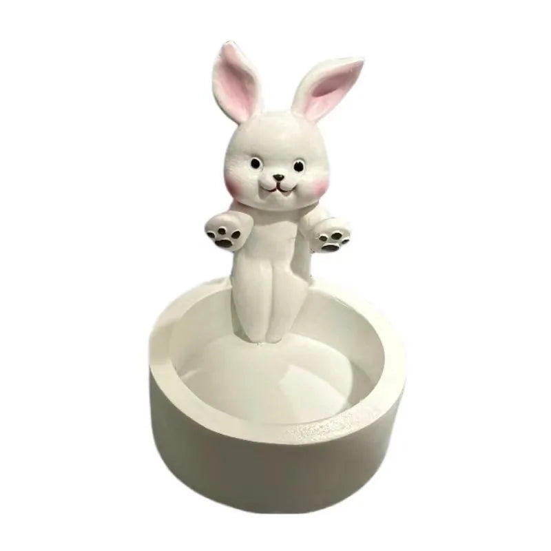 Cute Kitten Candle Holder – Creative Ceramic Decor by HomeTaste