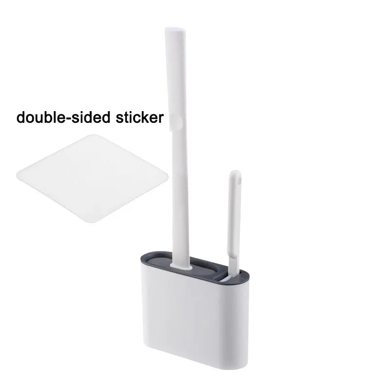 HomeTaste – Wall-Mounted Silicone Toilet Brush