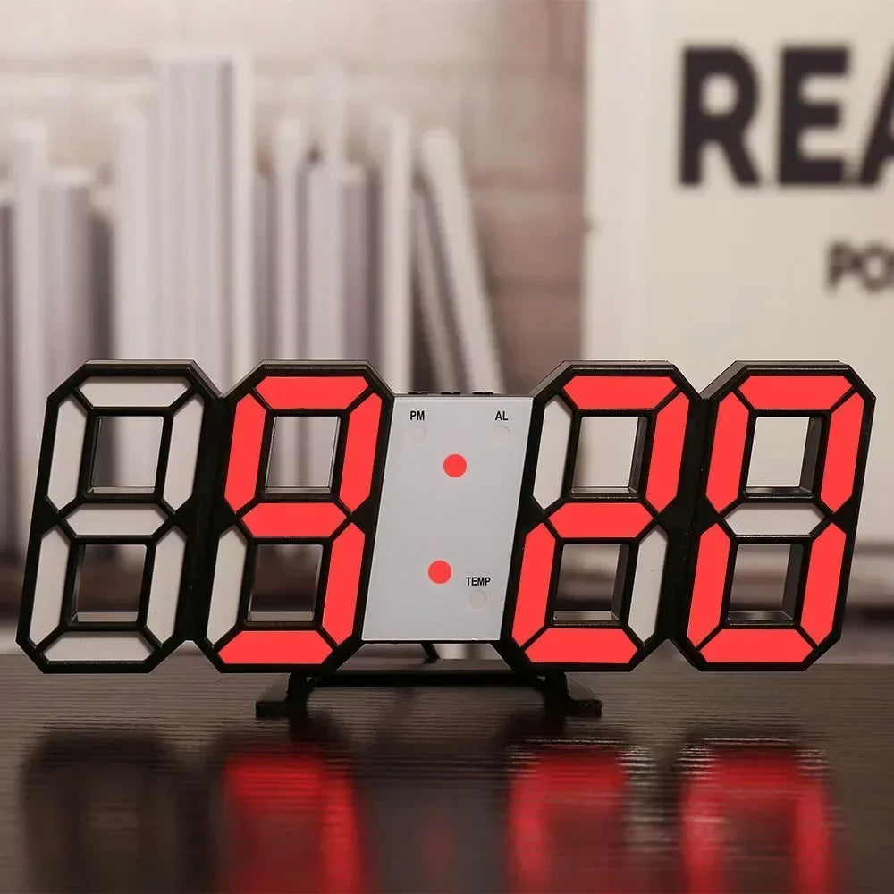 HomeTaste – 3D LED Digital Wall Clock