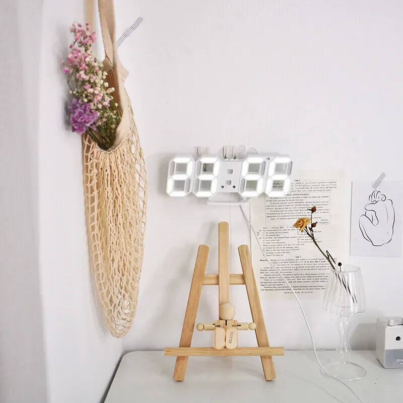 HomeTaste – 3D LED Digital Wall Clock