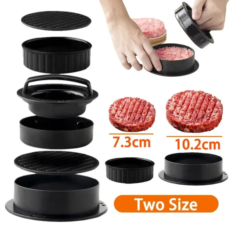 Round Hamburger Press – Non-Stick Patty Maker by HomeTaste