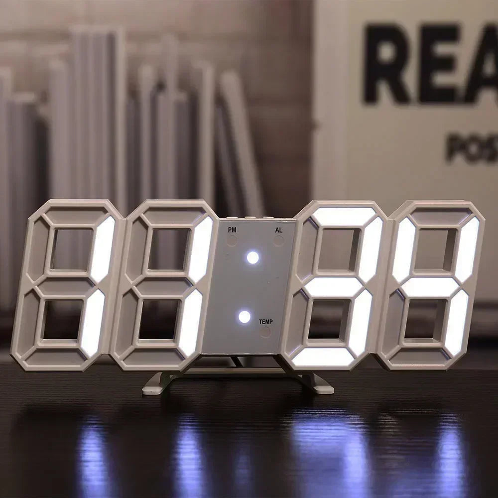 HomeTaste – 3D LED Digital Wall Clock