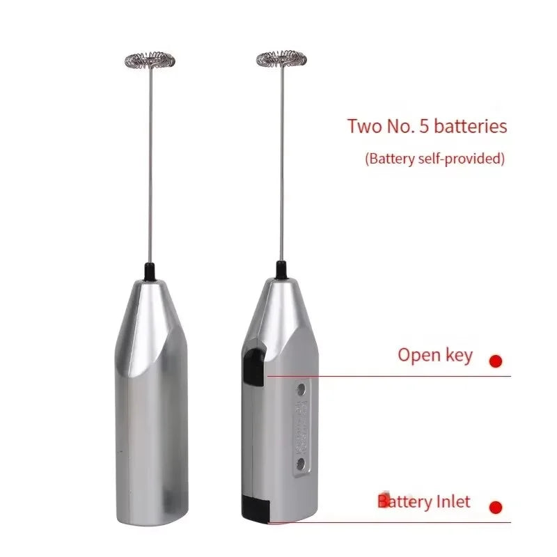 Mini Electric Handheld Milk Frother – Cream Whipper, Coffee & Egg Beater by HomeTaste