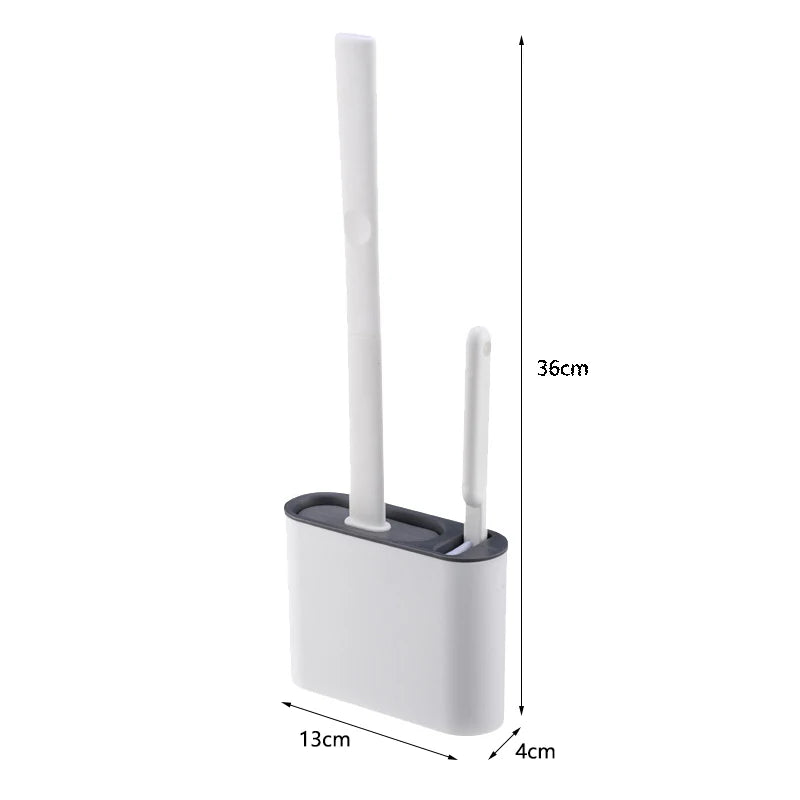 HomeTaste – Wall-Mounted Silicone Toilet Brush