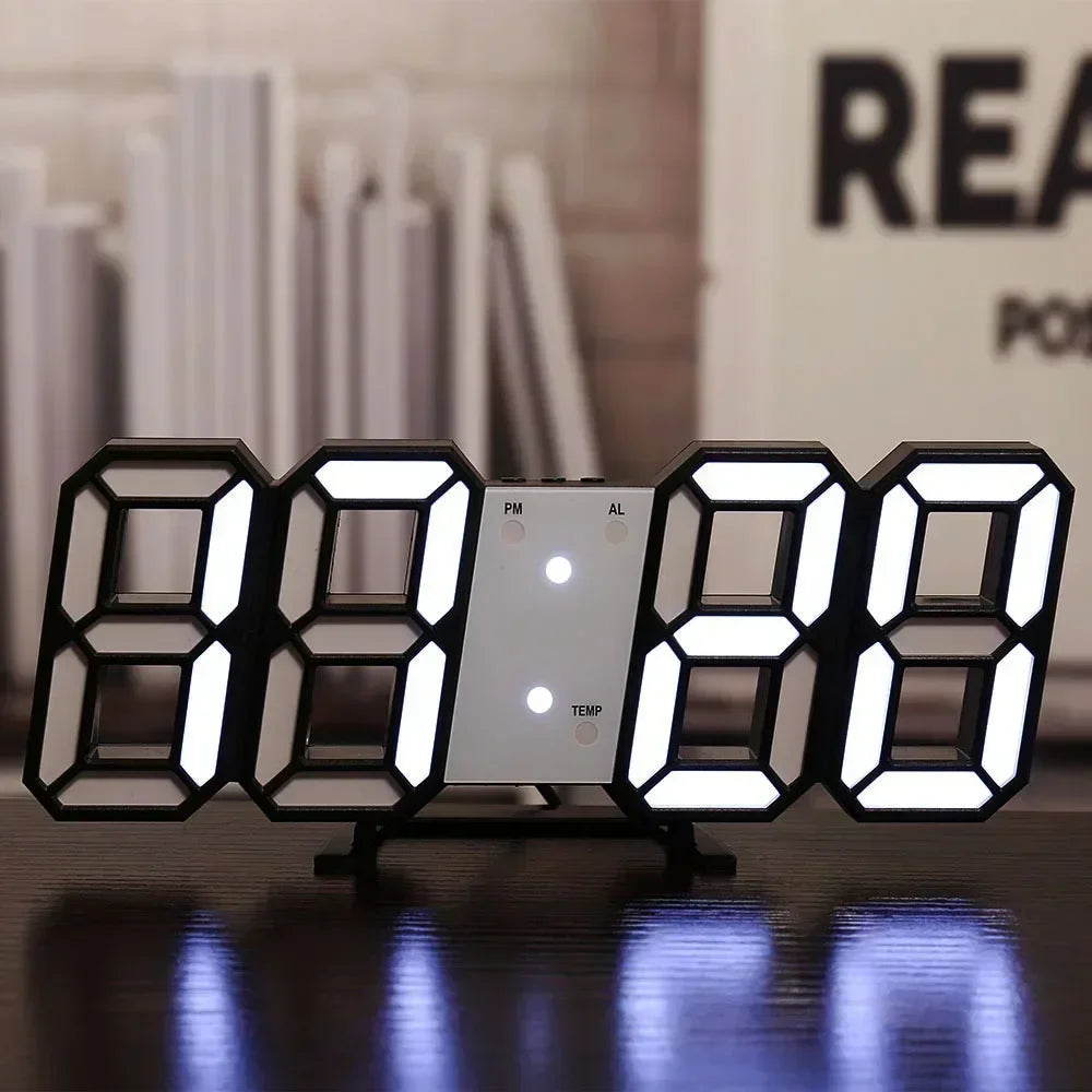 HomeTaste – 3D LED Digital Wall Clock