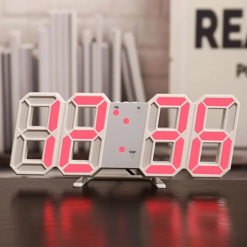 HomeTaste – 3D LED Digital Wall Clock