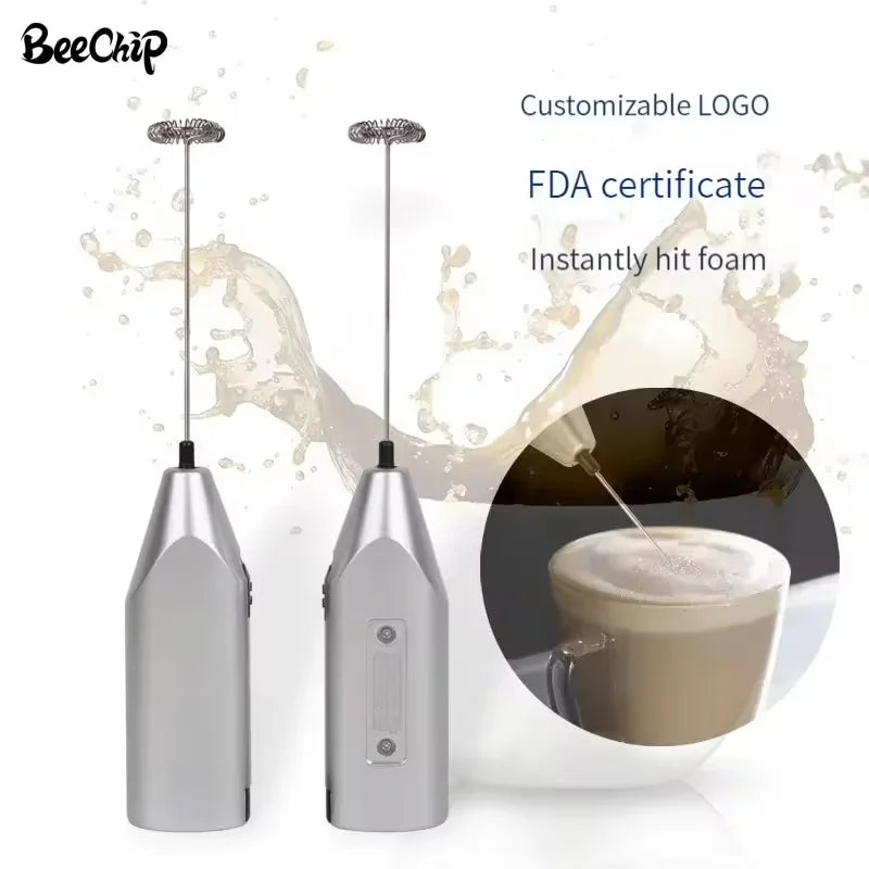 Mini Electric Handheld Milk Frother – Cream Whipper, Coffee & Egg Beater by HomeTaste