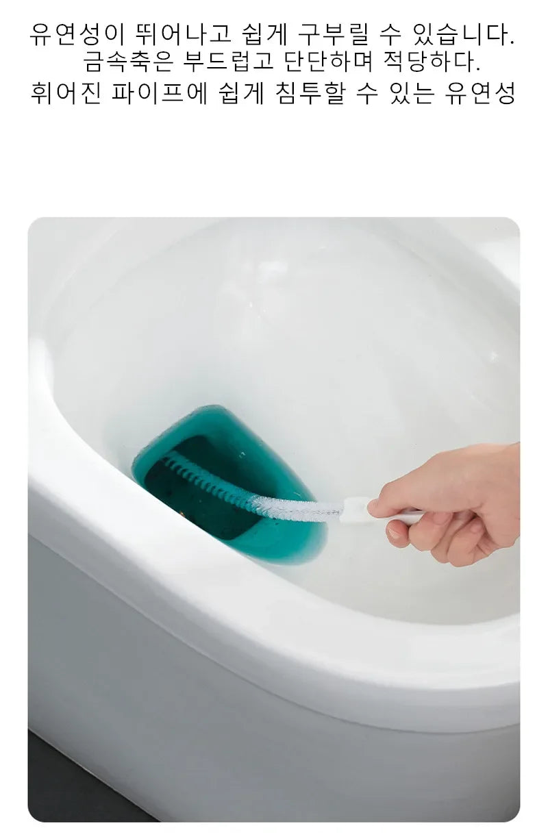 HomeTaste Flexible Drain Cleaning Brush – Clog & Hair Remover Tool