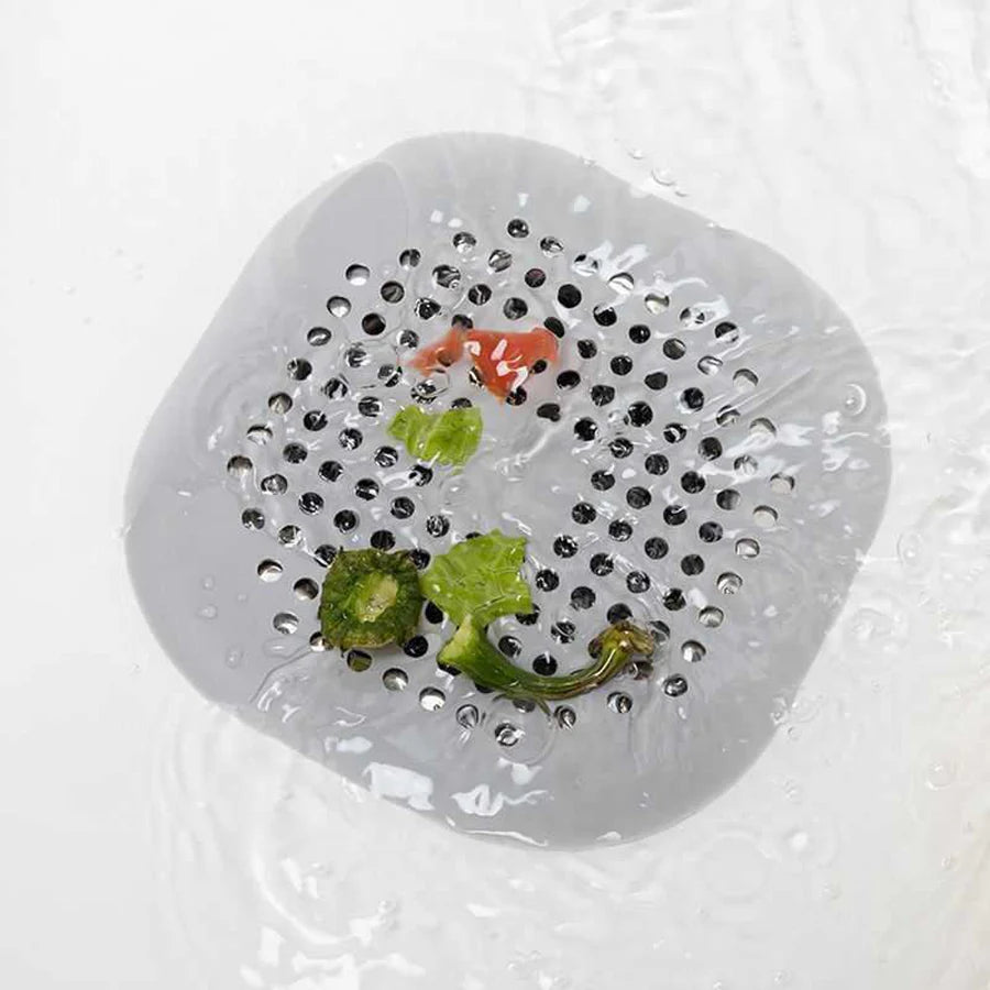 HomeTaste Silicone Drain Cover – Hair Filter & Odor Blocker