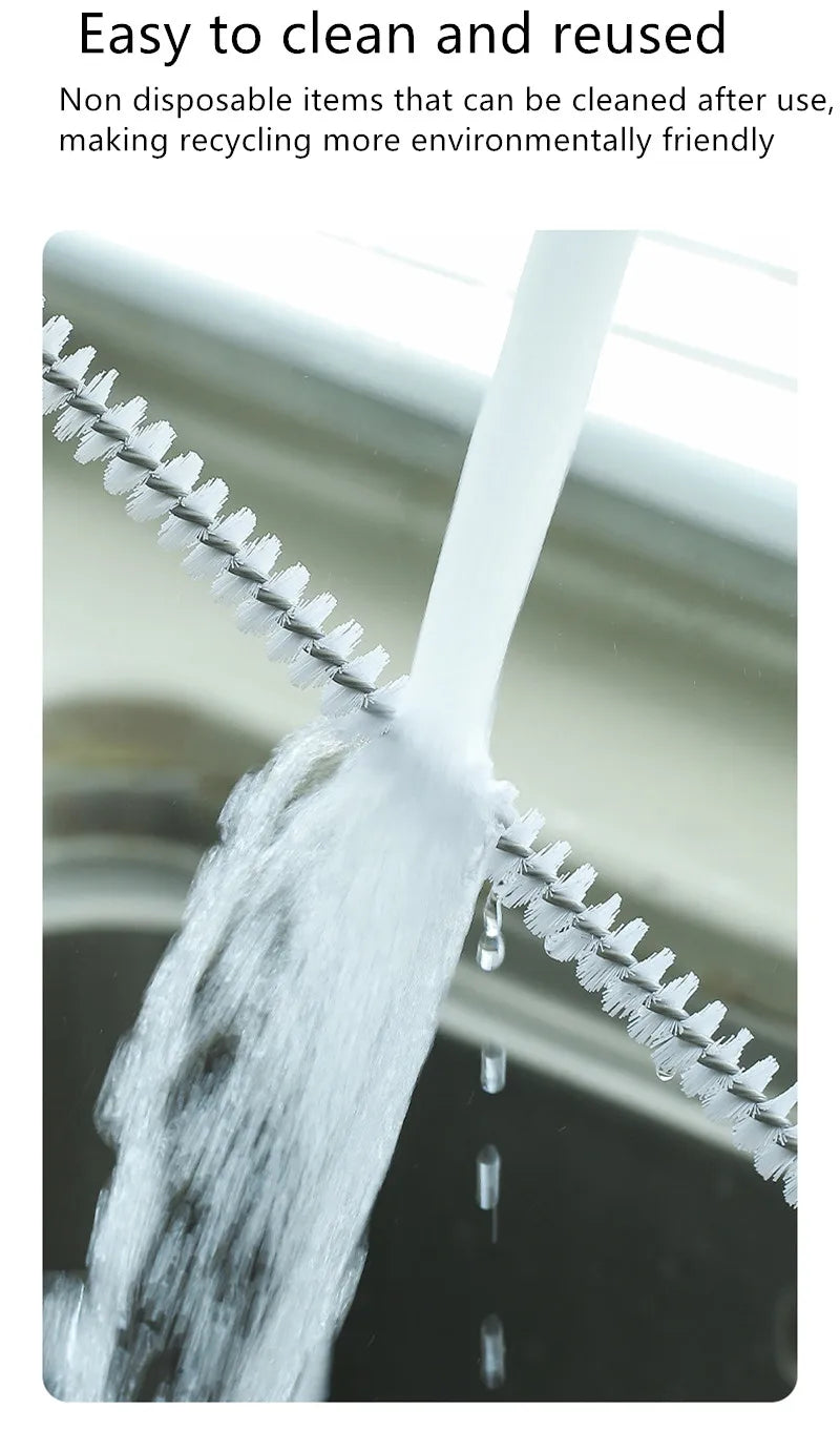 HomeTaste Flexible Drain Cleaning Brush – Clog & Hair Remover Tool