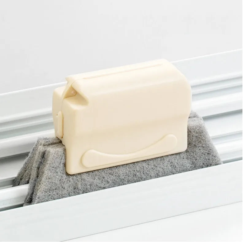 HomeTaste Window & Groove Cleaning Brush – Precision Slot Cleaner