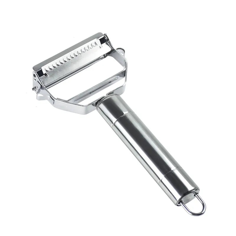Stainless Steel Double-Head Vegetable & Fruit Peeler – Multifunctional Kitchen Tool by HomeTaste