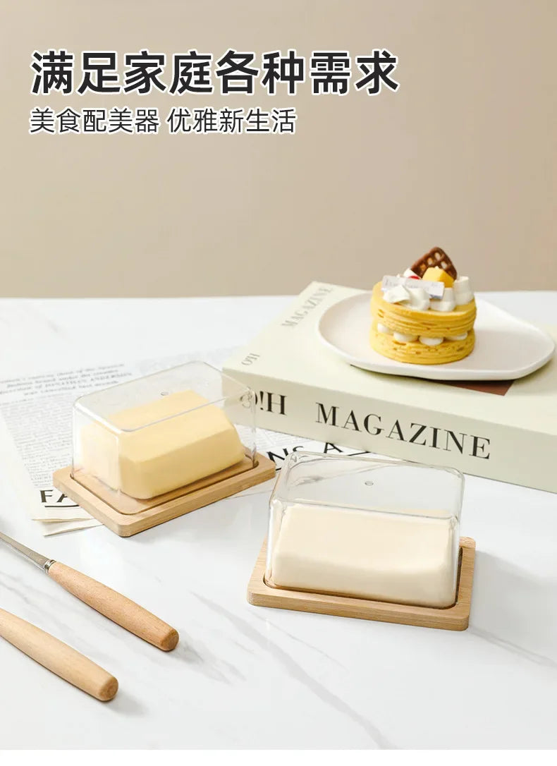HomeTaste – Nordic Bamboo Butter Dish