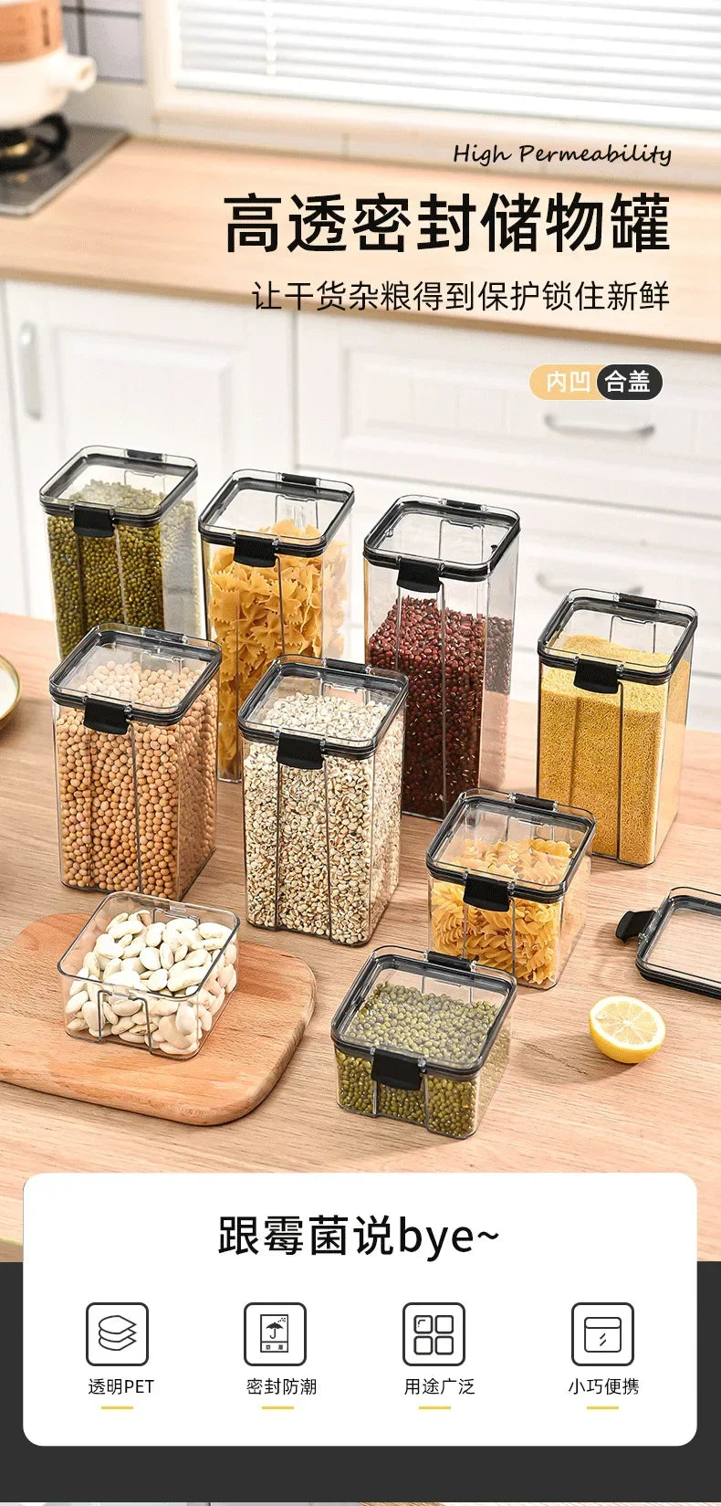 HomeTaste – Stackable Food Storage Containers