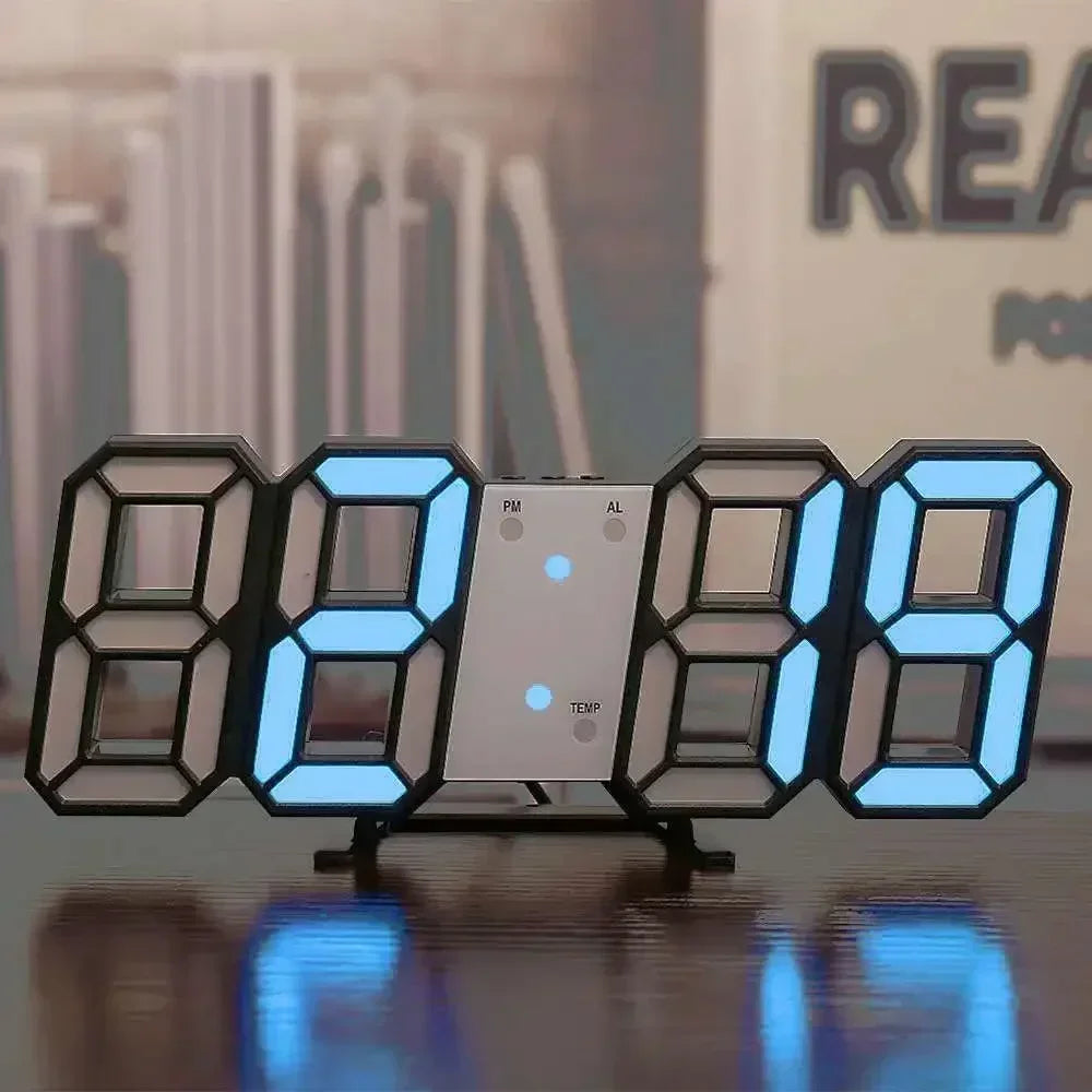 HomeTaste – 3D LED Digital Wall Clock