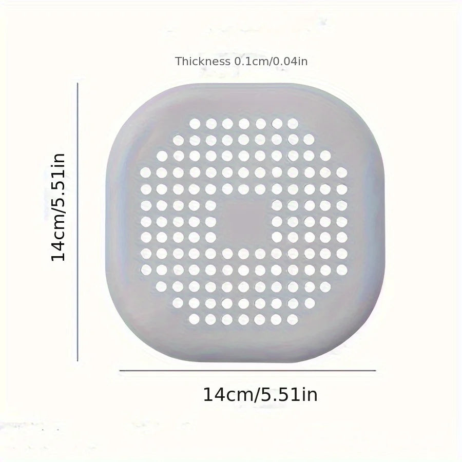 HomeTaste Silicone Drain Cover – Hair Filter & Odor Blocker