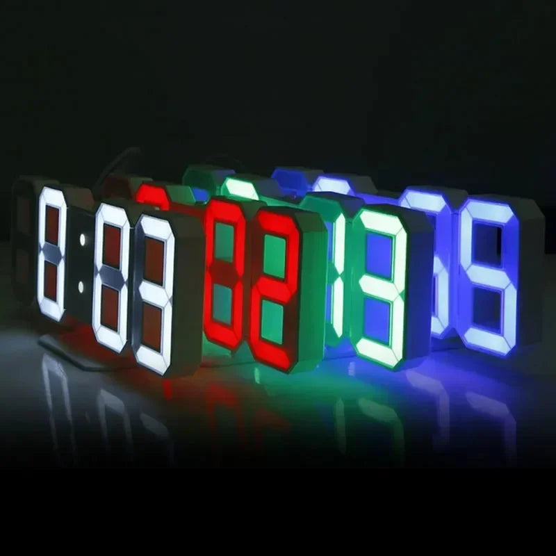HomeTaste – 3D LED Digital Wall Clock