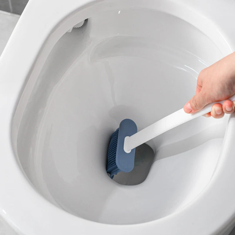HomeTaste – Wall-Mounted Silicone Toilet Brush