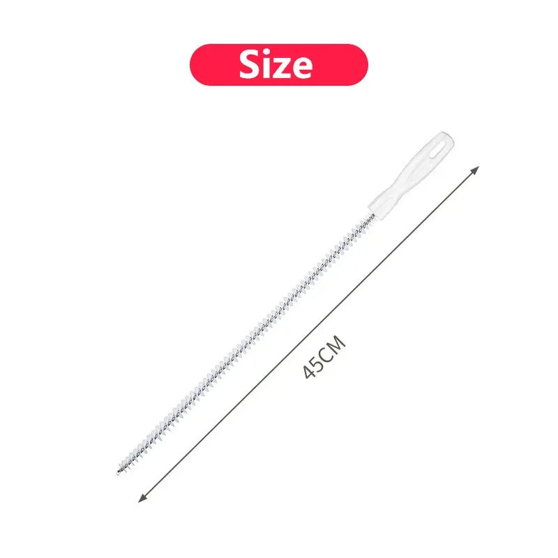 HomeTaste Flexible Drain Cleaning Brush – Clog & Hair Remover Tool