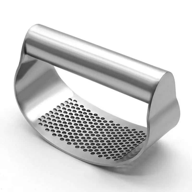 Stainless Steel Garlic Press – Manual Mincer & Kitchen Chopper Tool
