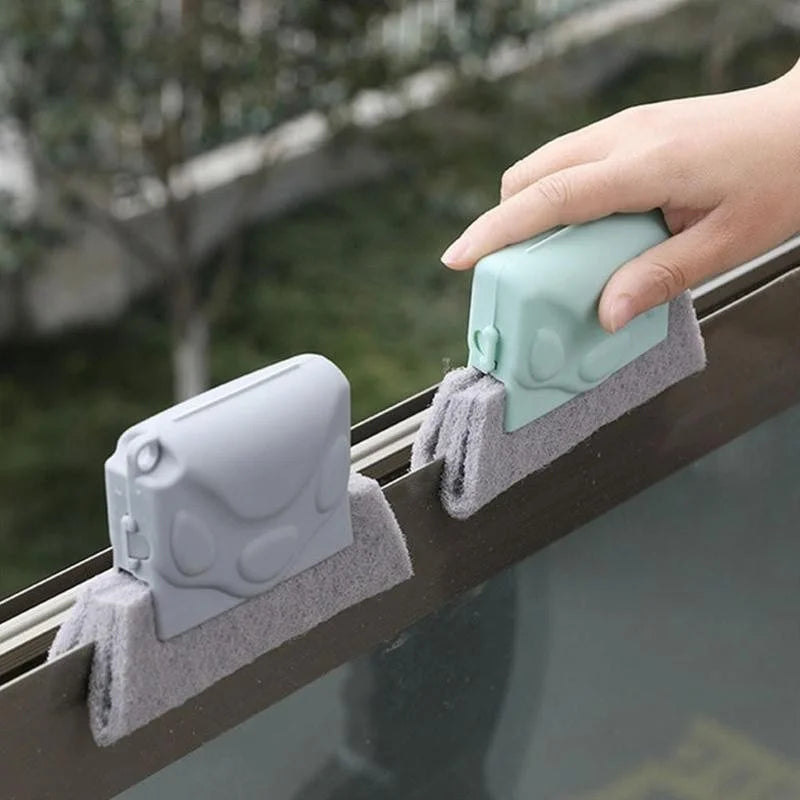 HomeTaste Window & Groove Cleaning Brush – Precision Slot Cleaner