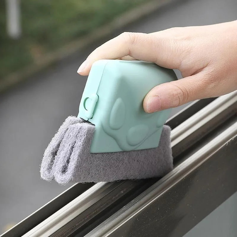 HomeTaste Window & Groove Cleaning Brush – Precision Slot Cleaner