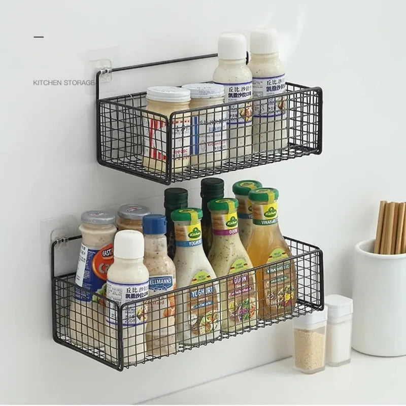 Declutter your home with the HomeTaste Multifunctional Wall-Mount Storage Rack