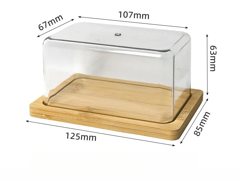 HomeTaste – Nordic Bamboo Butter Dish